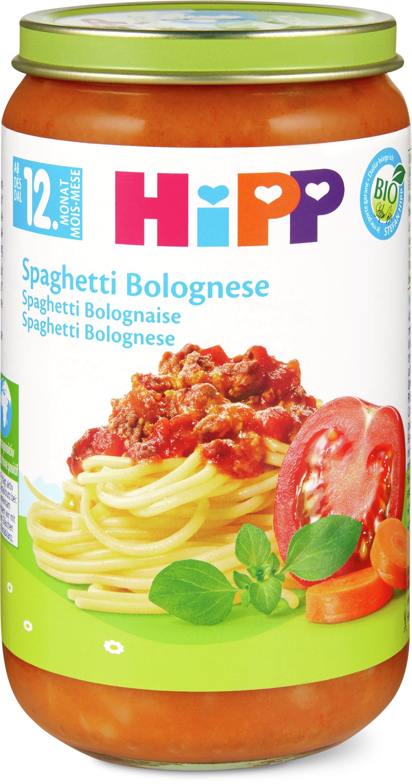 Hipp Spaghetti bolognaise Bio, dès 12 mois 250g